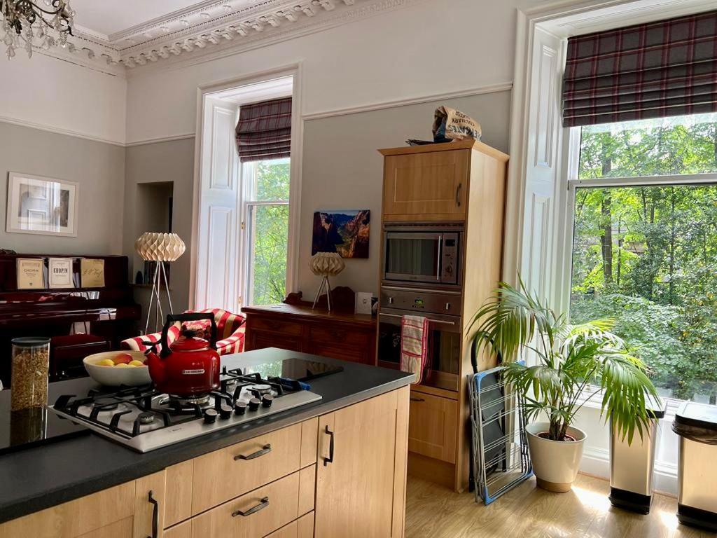 Beautiful Double Room In Idyllic West End Townhouse Glasgow Extérieur photo